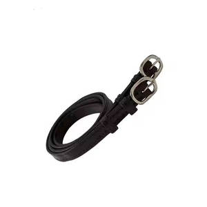 High Quality Custom Made Equestrian Spur <b>Straps</b> 1 Pair Handmade Genuine Leather Horse Riding Gear <b>Adjustable</b> <b>Straps</b> Western - Product Image 4