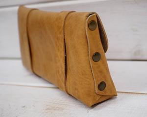 Portable Waterproof Genuine Leather Vintage for <b>Bag</b> with Zipper Closure Custom Logo Standard Size for <b>Men</b> Women-LYG-0096 - Product Image 4