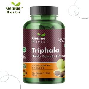 Tabletas de Triphala, Extracto Herbal Puro para la Salud Digestiva, Fórmula Natural para la Limpieza del Colon, Alta Potencia, Suministro al por Mayor - Product Image 3