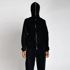 Nouvelle arrivee เสื้อมีฮู้ดผู้ชาย, โลโก้บุคลิก sur le visage poitrine broderie ออกแบบร่างกายผอมน้ำหนักมาก - Product Image 3