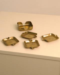 Cendrier à cigares en aluminium fait à la main de forme carrée Accessoires pour fumeurs Poids lourd à bas prix - Product Image 3