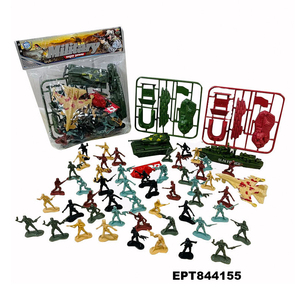 Figuras de <span class=keywords><strong>Soldados</strong></span> de Juguete del Ejército EPT, Verdes y Amarillas, Surtidas, <span class=keywords><strong>Serie</strong></span> Militar, Guerrero, Figura Mini Personalizada OEM con Arma - Product Image 3