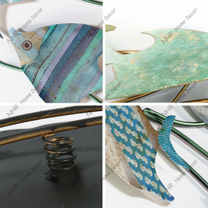 Decorazione per la casa costiera <span class=keywords><strong>da</strong></span> <span class=keywords><strong>parete</strong></span> arte in metallo pesce arte moderna scultura decorazioni appese pesce ornamenti <span class=keywords><strong>da</strong></span> <span class=keywords><strong>parete</strong></span> per soggiorno - Product Image 4