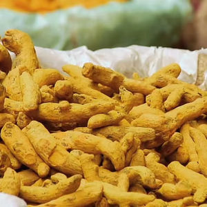 ขมิ้นแบบนิ้วตากแห้งแดดธรรมชาติ100% อินเดียอายุรเวทส่วนผสมเพื่อสุขภาพไม่มีสารเติมแต่งอายุ24เดือน - Product Image 1