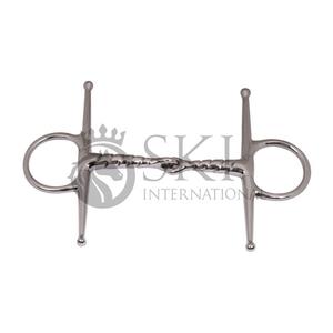 La mejor calidad de acero inoxidable al por mayor Single Joint Twist Mouth Piece Full Cheek Venta caliente Equitación OEM ODM Western Bits - Product Image 3