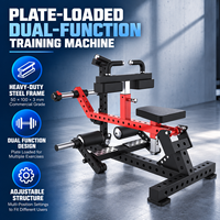 Appareil de musculation professionnel BN Commercial pour exercices de fessiers et tibialis, idéal pour les centres d'entraînement sportif.