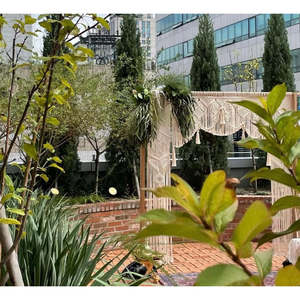 Cortina de Macramé Grande y Lujosa, Fondo de Boda Estilo Boho y Arco Decorativo, Elegantes Decoraciones de Pared de Macramé para Boda - Product Image 2