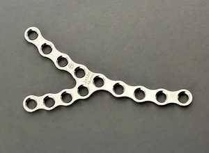 Plaque en Y calcanéenne de haute qualité 87mm 13 trous ensemble de 6 pièces en acier inoxydable approuvé CE manuel classe II implant orthopédique - Product Image 2