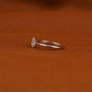 Certified Light Pink Oval Cut Lab Grown Diamond Engagement Ring 18KT <b>Solid</b> Gold Portrait Solitaire Lab Grown Engagement Ring - Product Image 3