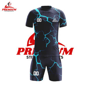 Vintage Style Custom Sublimation Soccer Jersey Classic Retro Football Shirt Stitched V-Neck Quick Dry 100% Polyester Sports - Product Image 1