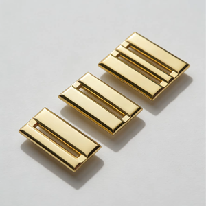 Insignias de Oro de Alto Brillo con 1/2/3 Barras |   Insignias Metálicas Personalizadas para Uniformes con Cierres de Mariposa - Product Image 1