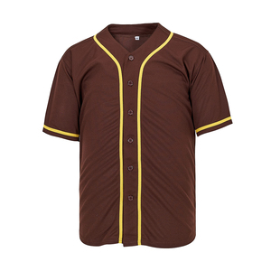 Maillot de baseball personnalisé avec logo d'équipe, impression numérique, respirant, 100% polyester, positions du logo personnalisées, maillots unisexes pour adultes - Product Image 2