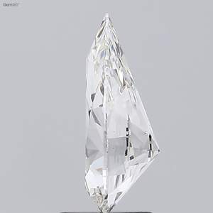 H Color VS1 taille de clarté 2.21Ct diamant poli en forme de poire HPHT-CVD diamant bijoux diamants en vrac - Product Image 3