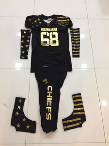 Diseño personalizado 2022 Uniformes de Ligas de Fútbol Americano Aparejos Juveniles Sarga Uniformes de Fútbol Americano Adultos Jerseys de Estilo Profesional - Product Image 1