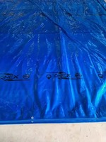 Poly tissu de maille de bâche de PVC de haute qualité pour les couvertures lourdes de machines et de véhicules ou la vente extérieure de tentes d'événement