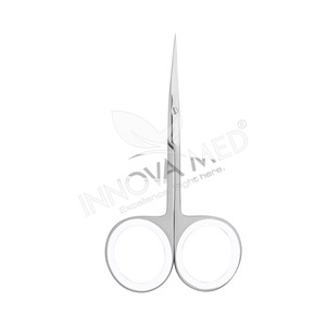 Tijeras rusas para cutículas de acero inoxidable de primera calidad con precisión de punta fina para el cuidado de las uñas y el recorte de cutículas, respetuosas con el medio ambiente - Product Image 3