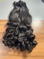 Prix les Plus Bas Cheveux Humains Bouclés Volumineux à Texture Douce, Extensions de Cheveux Humains en Vente par des Exportateurs Indiens : Modèle non permanent