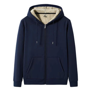 Nueva moda 100% algodón polar Sudadera con capucha para Hombres estilo perfecto con cremallera sudaderas con capucha Premium venta al por mayor superventas para hombres - Product Image 2