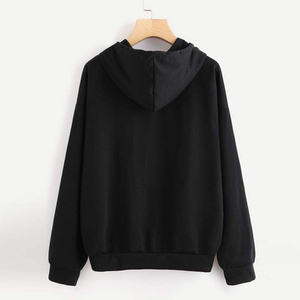 Femmes Hoodies & Sweat-Shirts Décontractés À Manches Longues À Capuche Lâche De Mode de Femmes Plaine Pull Chandail Hoodies - Product Image 2