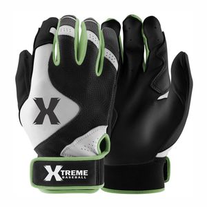 อุปกรณ์เบสบอล XTREME ถุงมือเบสบอลหนังแท้สำหรับมือซ้ายสำหรับผู้ใหญ่ สวมใส่สบาย ปิดด้วยกระดุม ปิดนิ้วมือเต็มรูปแบบ - Product Image 5