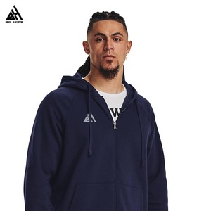 Sudaderas con capucha de moda para hombre, sudaderas con cremallera completa de manga larga holgadas de diseño personalizado para hombre - Product Image 3