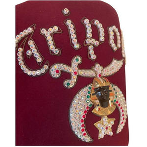 Sombrero Fez Vintage Shriners con Borla y Pedrería, 100% Lana, Alta Calidad, Personalizado, Informal para Exteriores, Sombrero Masónico - Product Image 2