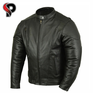 Blouson bombardier en cuir coupe slim pour homme | Cuir véritable - Product Image 6