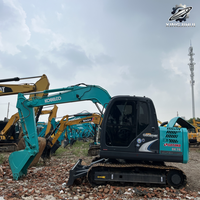 Excavatrice sur chenilles Kobelco SK75-8, 7,5 tonnes, compacte, hydraulique, d'occasion, pour travaux de construction, aménagement paysager et terrassement