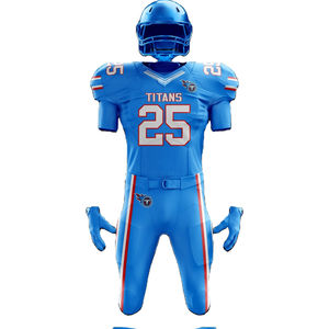 XXL Custom Sublimation American <b>Football</b> Jersey Sets Breathable Practice Wear for Men Youth Adults Plus <b>Size</b> Including Sleeves - Product Image 1