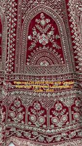 Lehenga Choli Tradicional para Mujer, Ropa India y Pakistaní, para Bodas y Fiestas, con Lentejuelas y Bordado Dori, Color Rosa, Gran Venta - Product Image 3