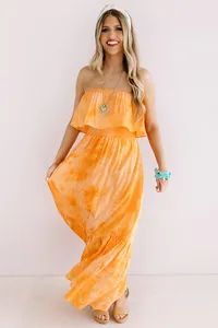 Vestido largo bohemio para mujer, Sexy, hecho a mano, teñido anudado, 100%, rayón, largo, con hombros descubiertos, diseño sin tirantes, vestido largo para mujer - Product Image 6