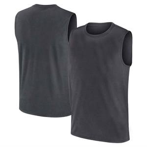 Débardeurs pour hommes élégants et à la mode haut sans manches en coton tissu respirant de haute qualité à bas prix pour hommes - Product Image 1