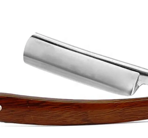 Navaja de Afeitar Profesional de Alta Calidad con Diseño Personalizado, Nuevo Estilo, Mango de Madera, Herramienta de Afeitado para Barbería - Product Image 3