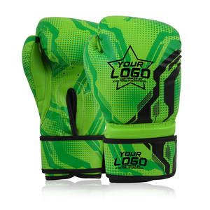 ถุงมือชกมวยถุงมือฝึกชกมวย MMA แบบมีสายรัดข้อมือแบบกว้างทำจากหนัง PU - Product Image 6