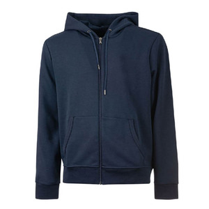 Sudadera con Capucha de Corte Regular para Hombre, 400 g/m², 100% Algodón, Gruesa y Pesada, Diseño con Cremallera, Cuello con Capucha, Temporada Otoño/Invierno, Tallas Grandes, ODM - Product Image 3