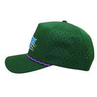 Casquettes de baseball en tissu éponge brodées sur mesure de haute qualité, fabriquées au Vietnam, respirantes avec trous découpés, style décontracté, sportif, hip-hop, avec cordon en nylon