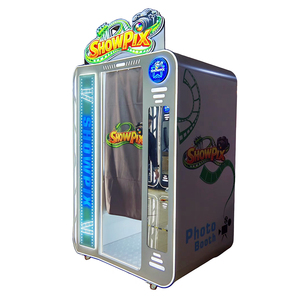 custom logo retro wooden photo booth machine instant print selfie machine - Product Image 6