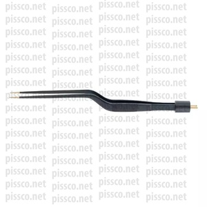 Pissco-Forceps Bipolar rectos de fábrica, 255 mm (10) de longitud de trabajo, 150 mm (6) de ancho aislado en forma de bayoneta, 1 mm - Product Image 1