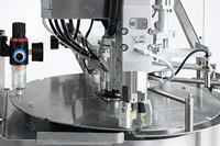 Machine de remplissage et de bouchage automatique multifonctionnelle de poches souples pour liquides, savon, détergent, et sachets Doypack/stand-up