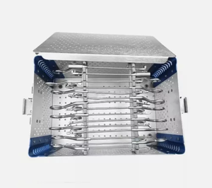 ชุดเครื่องมือผ่าตัดข้อเข่าแบบส่องกล้องใหม่ 15 ชิ้น กล่องอลูมิเนียม คุณภาพสูง สแตนเลส ได้รับการรับรองมาตรฐาน ISO/CE ฆ่าเชื้อด้วยหม้อนึ่งความดันได้ - Product Image 1