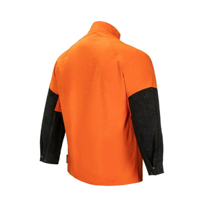 Chaqueta de soldadura resistente a las llamas, protección térmica de alta resistencia, ropa de trabajo de seguridad industrial, chaqueta de soldador ignífuga - Product Image 2