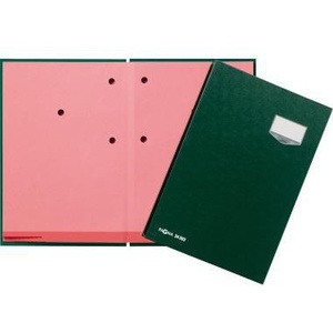 แฟ้มเอกสาร PAGNA De Luxe Signature ขนาด DIN A4 พลาสติก สีเขียว/ชมพู 20 ช่อง - Product Image 1