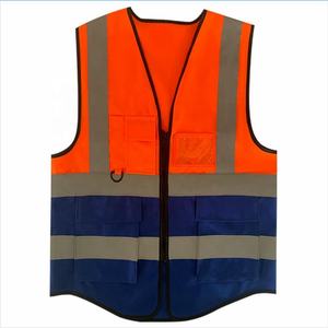 Chaleco de Seguridad Reflectante de Alta Visibilidad con Bolsillos con Cremallera, Construcción de Malla de Poliéster Personalizable, Impermeable, Logotipo Personalizable - Product Image 6