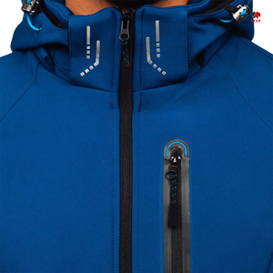 Chaqueta Softshell de Diseño Personalizado para Hombre con Cierre de Cremallera Ecológico, Tejido Transpirable con Logotipo y Etiqueta Personalizados - Product Image 5