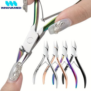 Custom Logo Cuticle Nipper Stainless Steel Nail Cuticle Cutter Pedicure Manicure Tool premium quality <b>by</b> INNOVAMED INSTRUMENTS - Product Image 2