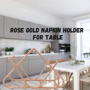 Porte-serviettes en or Rose de bonne qualité, porte-serviettes en métal personnalisé en usine - Product Image 3