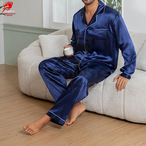 Ensemble de pyjama pour homme de haute qualité, design optimal, respirant, léger, pour toutes les nuits, faible MOQ. - Product Image 5