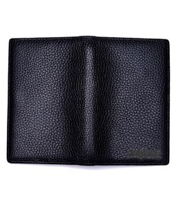 Nouveau porte-cartes en cuir avec Logo personnalisé de luxe de couleur noire - Product Image 4