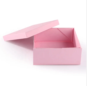 Caja de regalo de cartón plegable de lujo personalizada con revestimiento UV en relieve de laminación mate impreso para presentar regalos impresos personalizados - Product Image 1