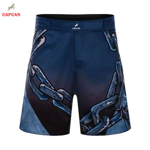 Balanced Fit MMA <b>Shorts</b> with Smooth Handling Lightweight Comfort <b>Long</b> Lasting Use Front Logo Eco-Friendly Design - Product Image 1